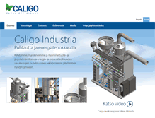 Tablet Screenshot of caligoindustria.com